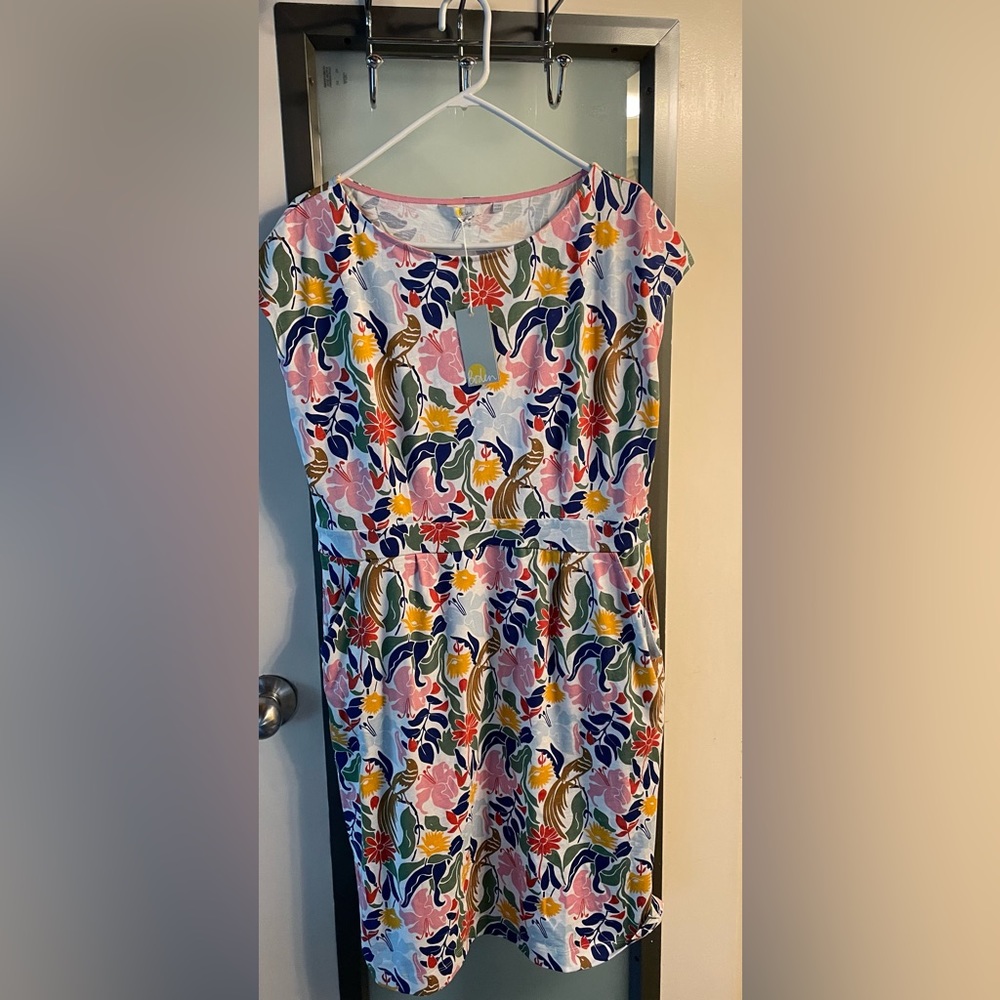 New with tags! Boden Florrie Jersey Dress, Size 14